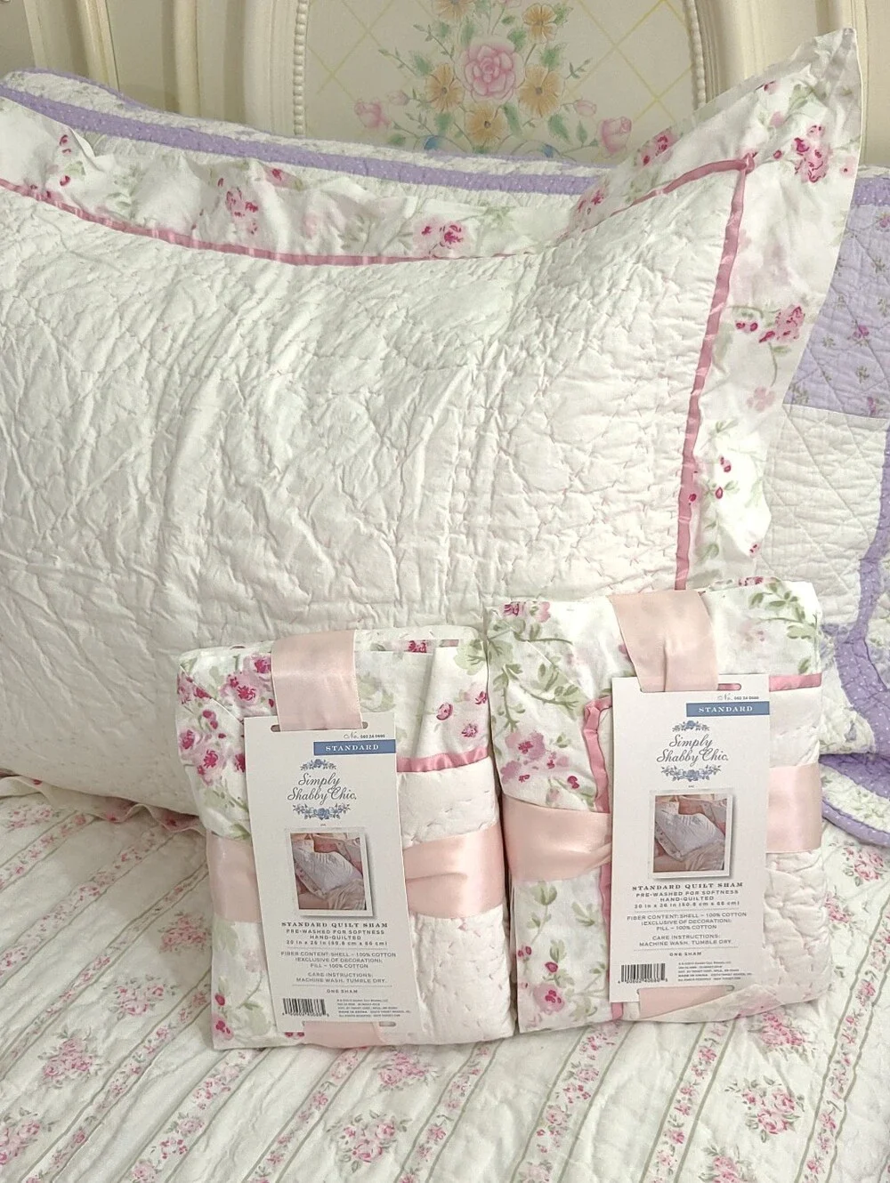 NEW Simply Shabby Chic Rachel Ashwell Pillow Sham Set